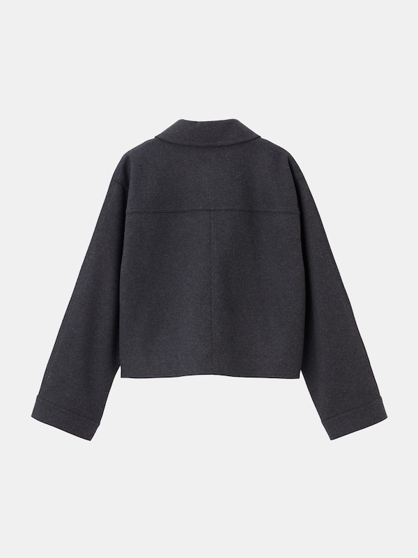 プレシャスニットメルトンクロップドジャケット