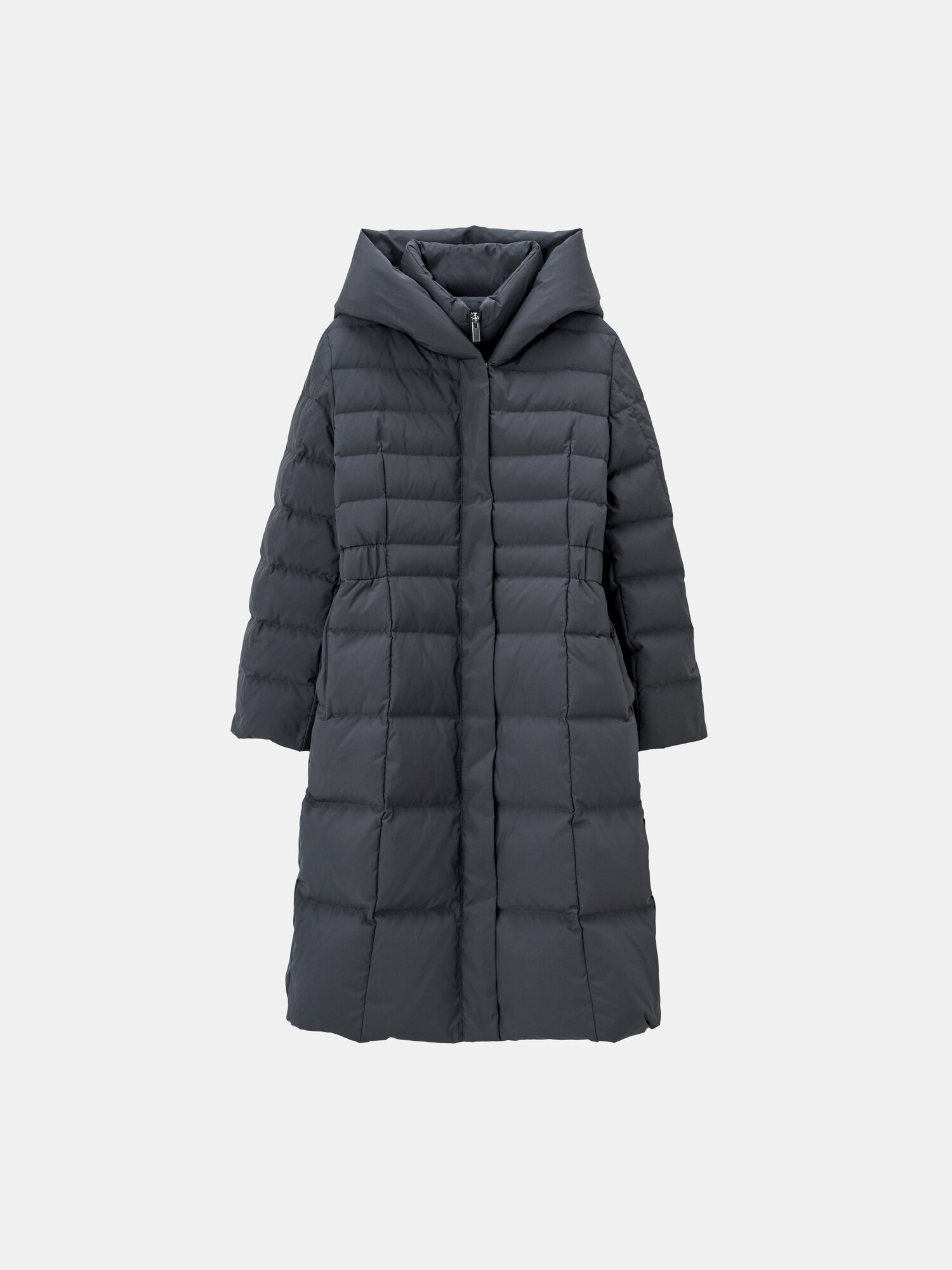 【美品】PLST ダウンコート ロング丈 L フード PLST(プラステ)公式 | リモンタダウンロングコート(レディース)